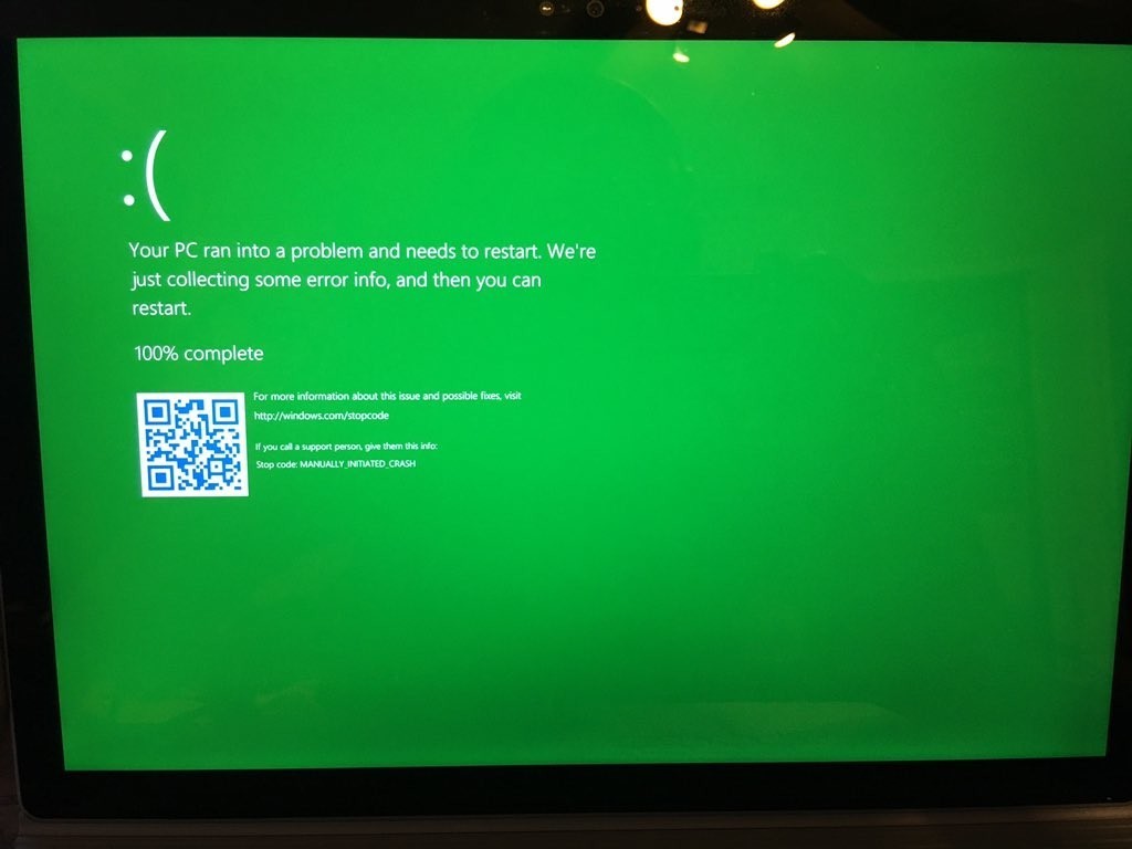 blue screen of the death