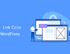 Wordpress change link color