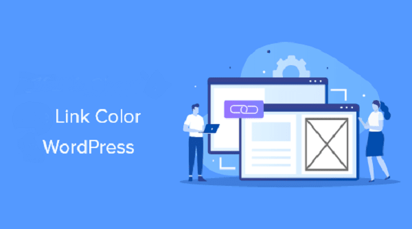 Wordpress change link color