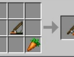 how to craft carrot on a stick in minecraft