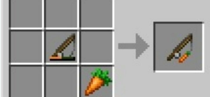 how to craft carrot on a stick in minecraft
