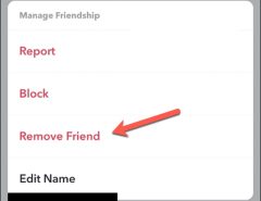 How to Delete a Friend on Snapchat?