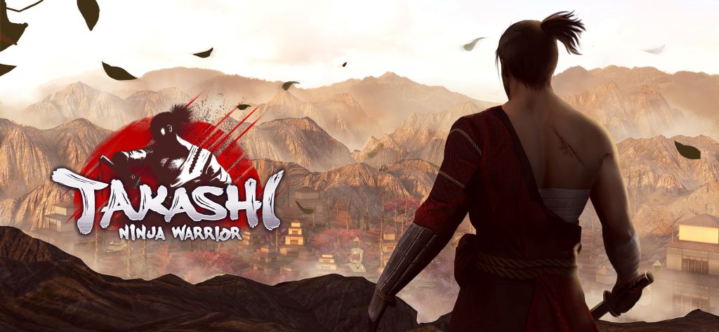 A scenic view of the world of Tochi in the Takashi Ninja Warrior RPG, showcasing ancient Japanese architecture and lush forests