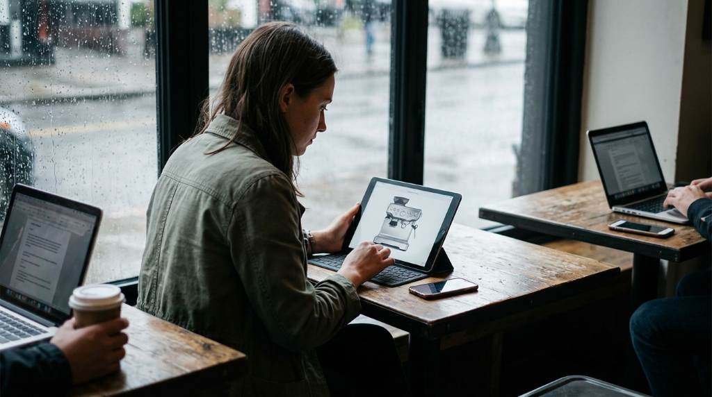 Business analyst optimizing retargeting strategy with customer data